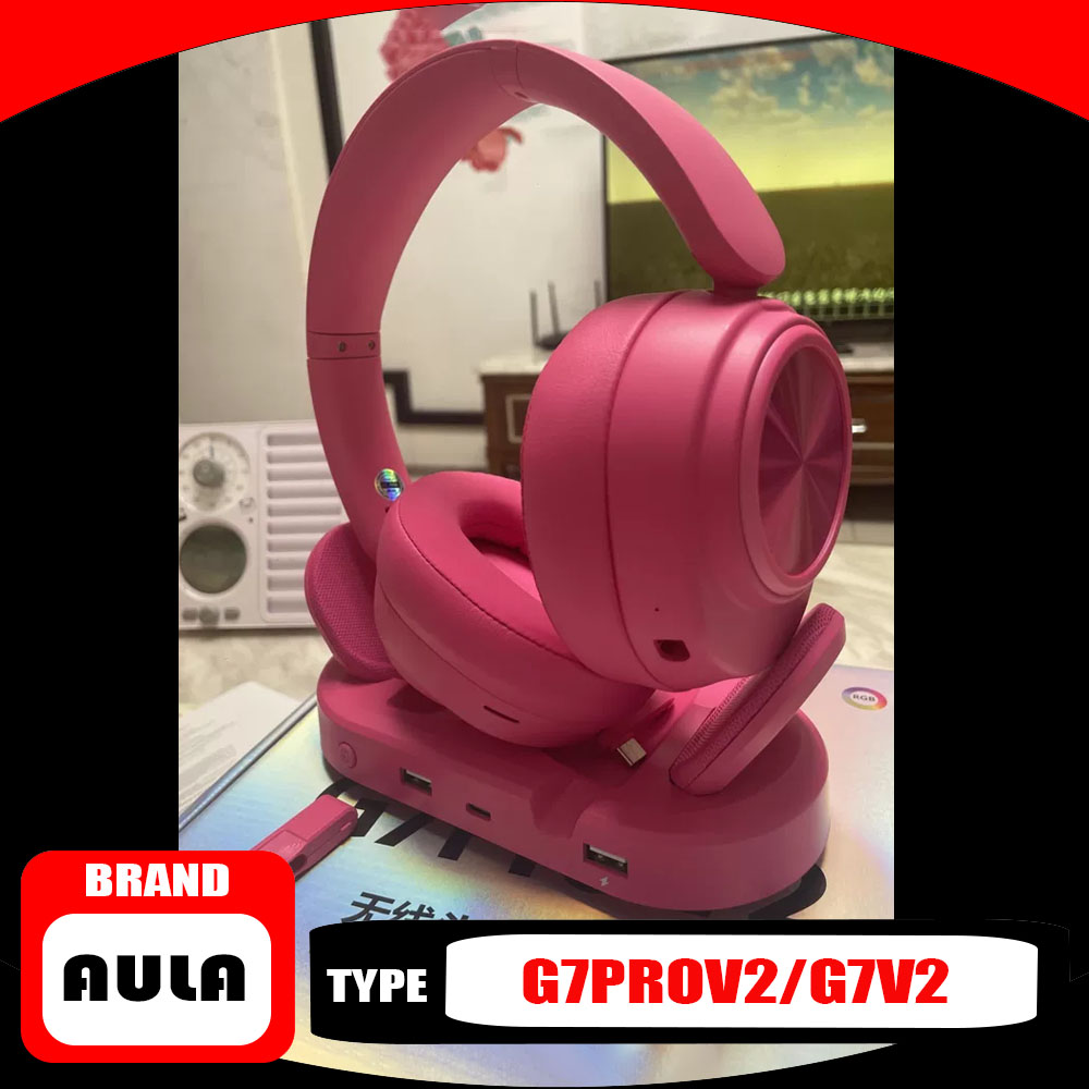 Video Games - AULA G7 Pro V2 Over-Ear Headphones