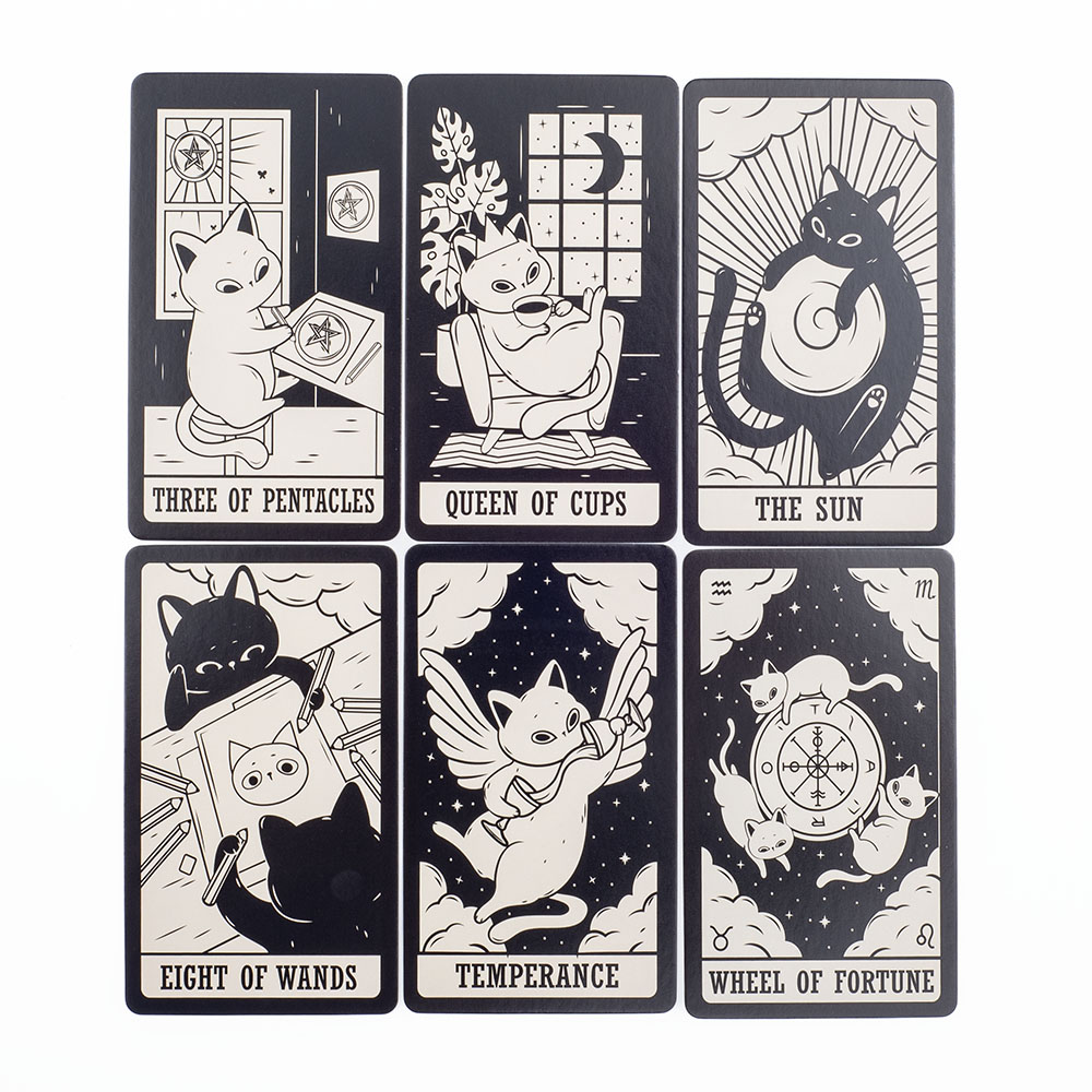 Kitten Tarot Deck 78Pcs Cute B - огляд і ціна Tarot Cards Deck With Guidebook