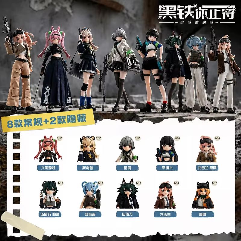 2026 New Eden Toys Black Iron  - огляд і ціна Anime Action Figure Blind Box