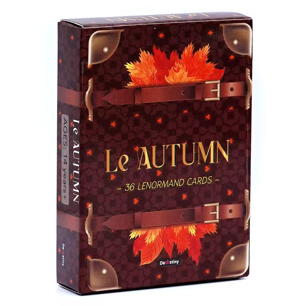 Lenormand Tarot Deck Le Autumn - огляд і ціна Tarot Cards Deck With Guidebook