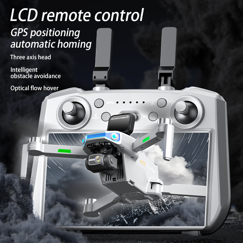 AE3 PRO Max NEW LCD SC GPS Dro - огляд і ціна Fpv Brushless Rc Drone 4K