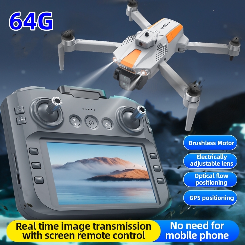 LF669 FPV Drone 5G 4.5inch LCD - огляд і ціна Fpv Brushless Rc Drone 4K