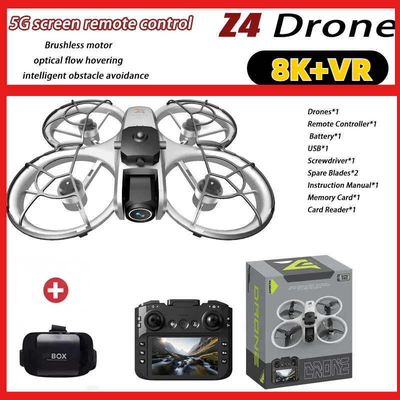 New Z4 Mini Drone 4K HD Camera - огляд і ціна Fpv Brushless Rc Drone 4K